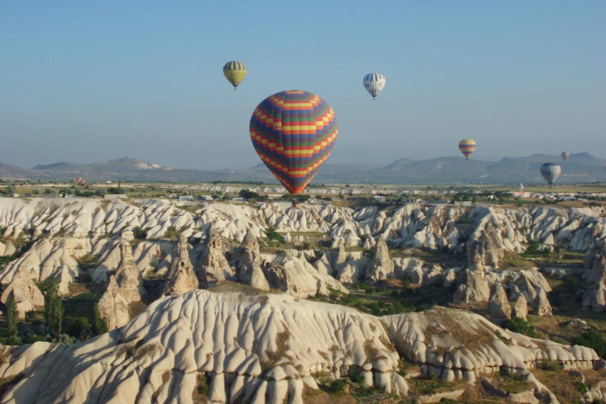 Ballonfahrt in Kappadokien im Morgengrauen