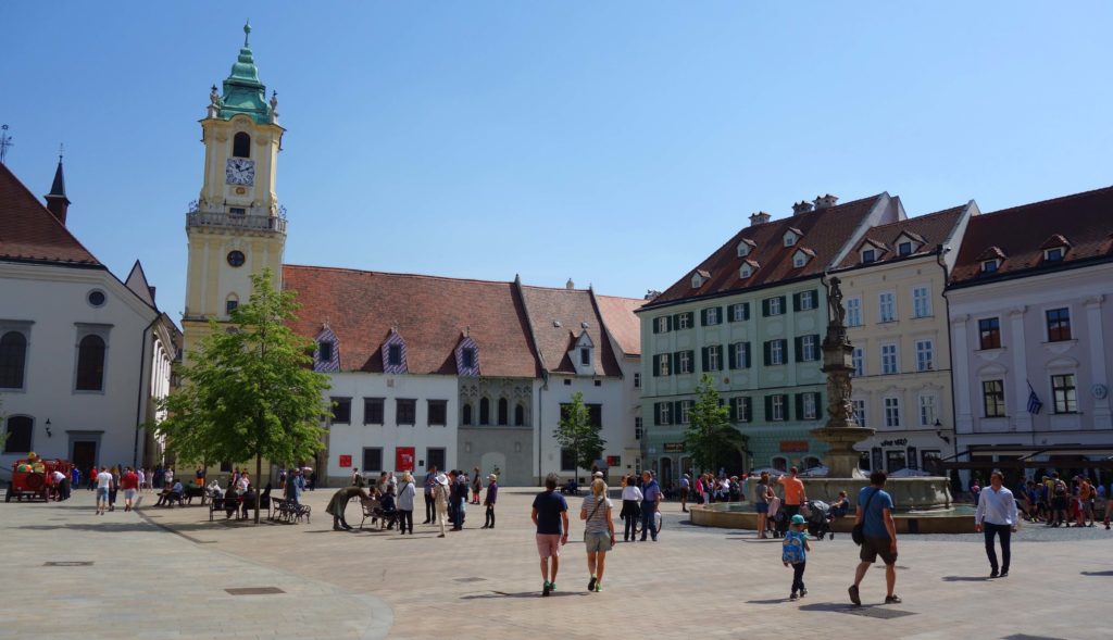 Hauptplatz in Bratislava