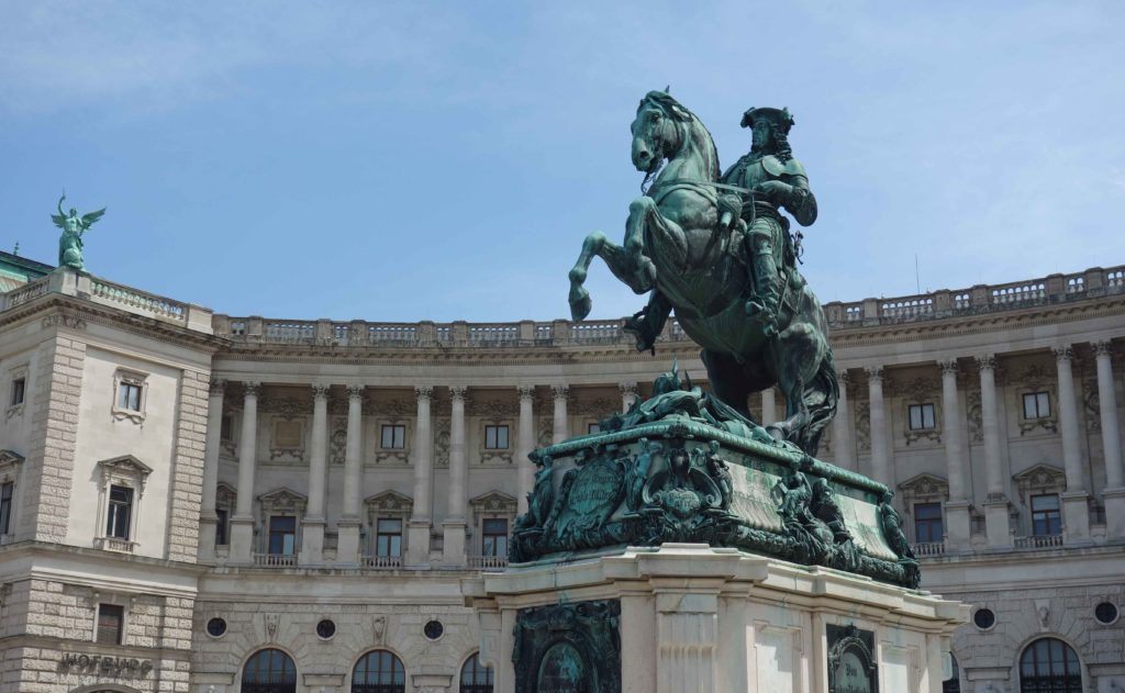 Reiterstatue in Wien