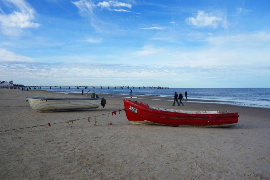 Strand von Ahlbeck auf Usedom