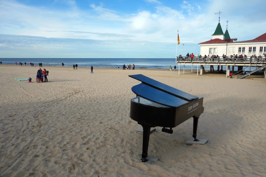 Strand von Ahlbeck auf Usedom