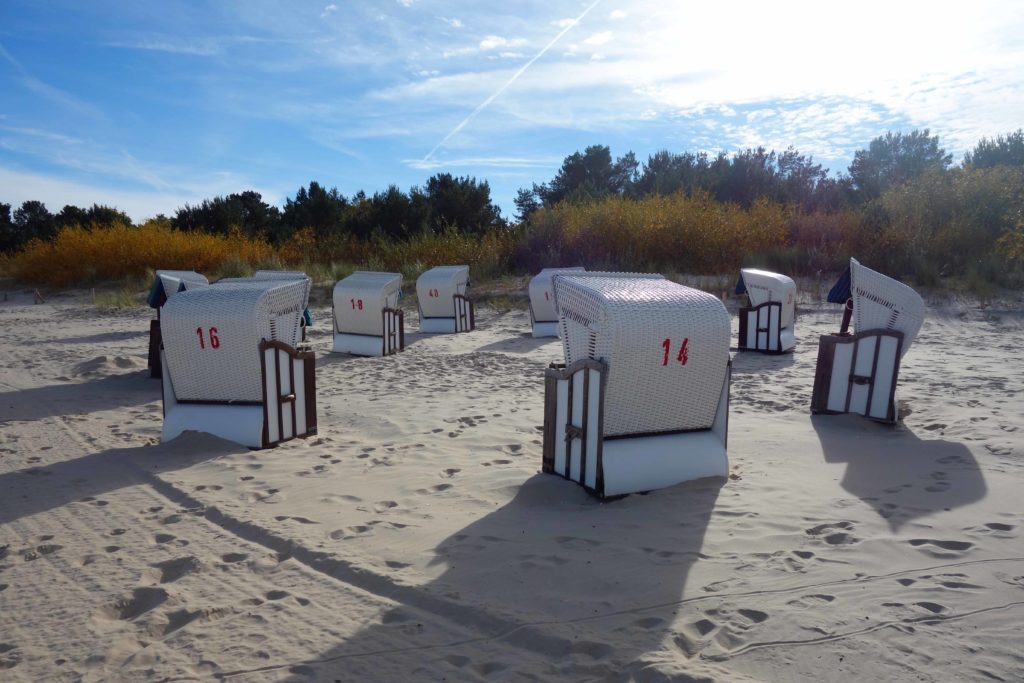 Strandkörbe auf Usedom