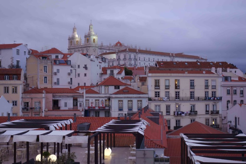 Panorama in Lissabon