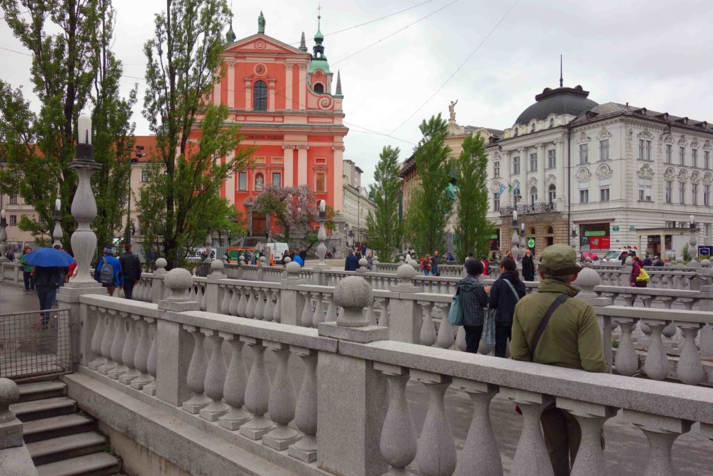 Drei Brücken in Ljubljana