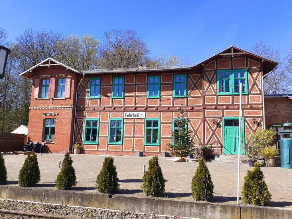 Alter Bahnhof Fehrbellin, Fontane Radweg