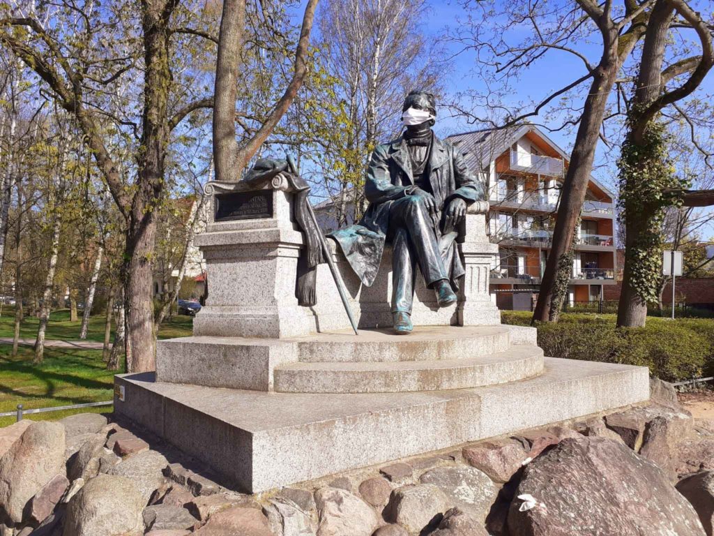 Fontane Denkmal in Neuruppin