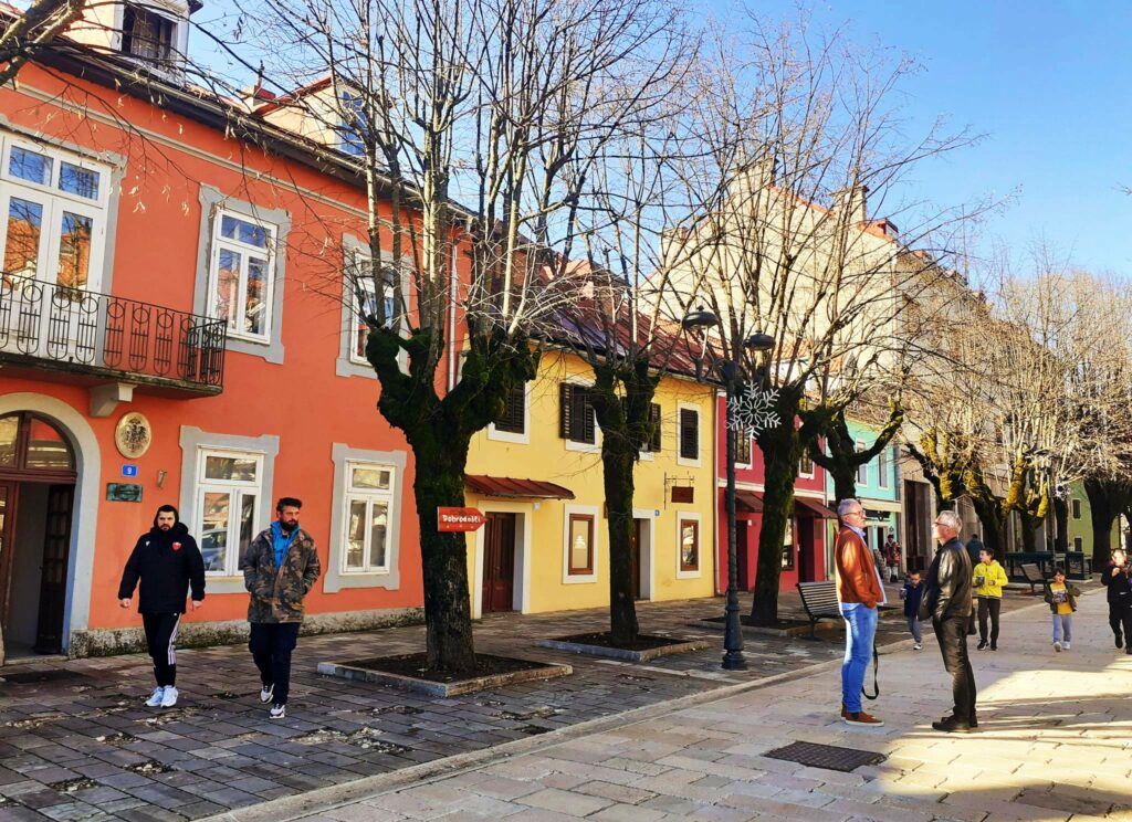 Fußgängerzone von Cetinje