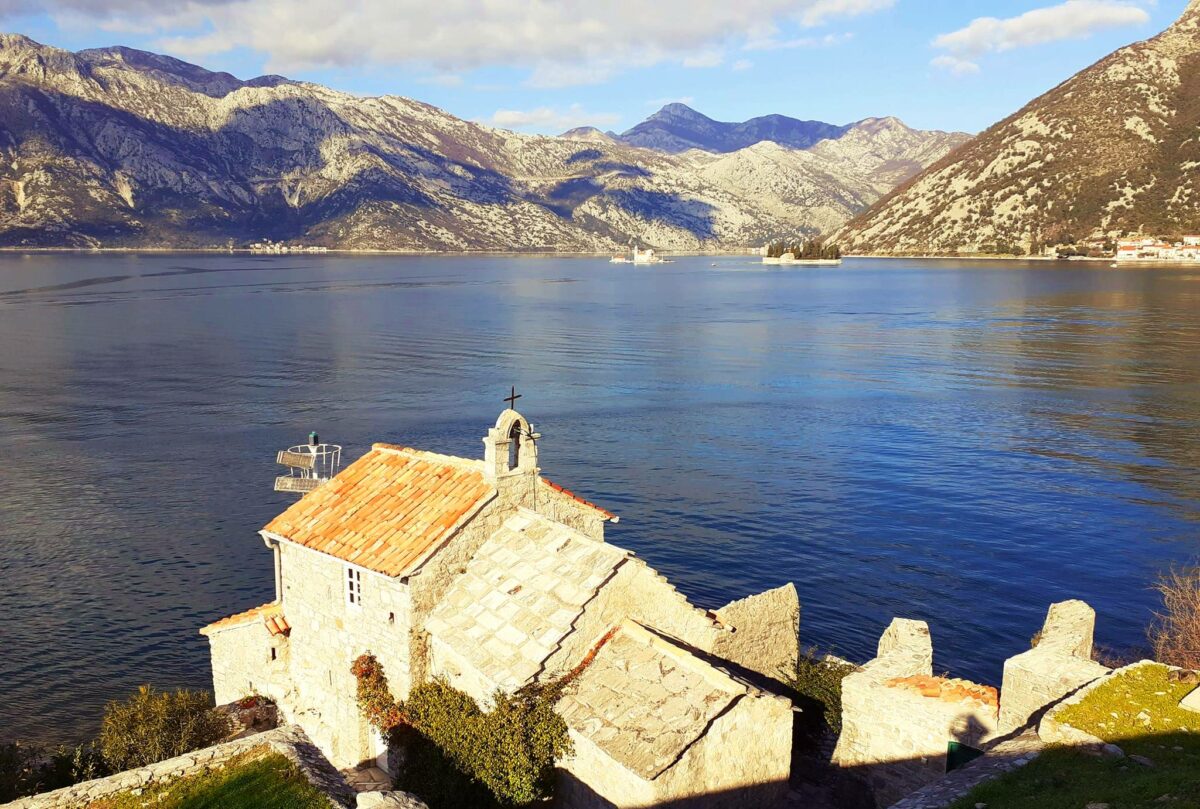 Radtour Montenegro: Panorama-Fahrt in der Bucht von Kotor