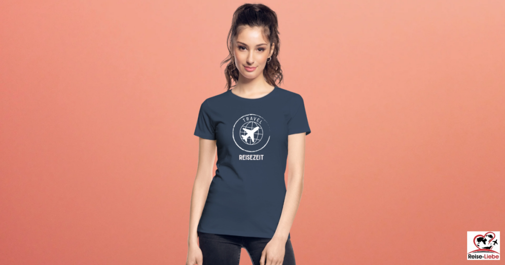 Bio-T-Shirt für Frauen Reisezeit von Reise-Liebe