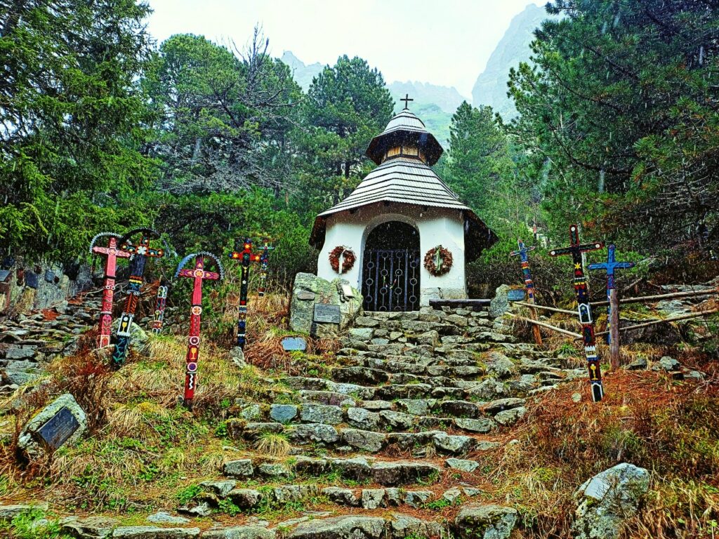 Symbolischer Friedhof in Poradské Pleso