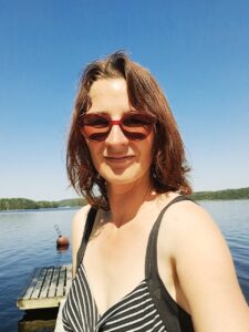 Baden im Saimaa-See
