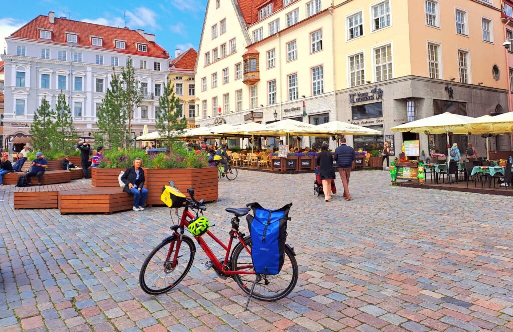 Estland Radreise am Ziel Tallinn