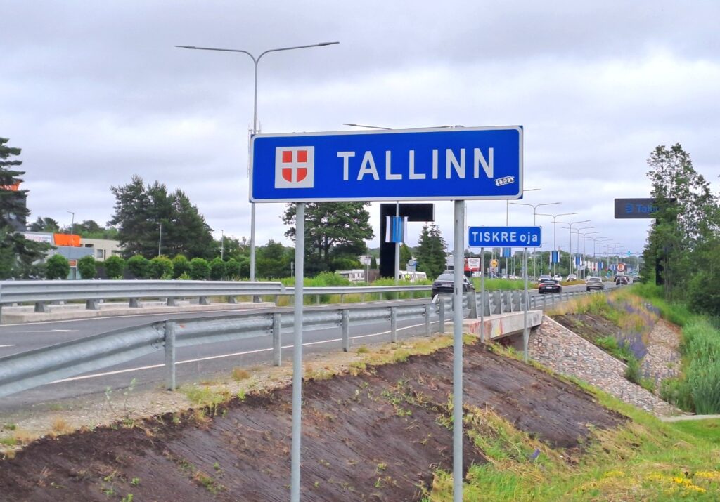 Ortsschild von Tallinn