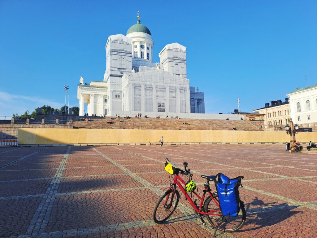Endziel der Radreise Turku Helsinki