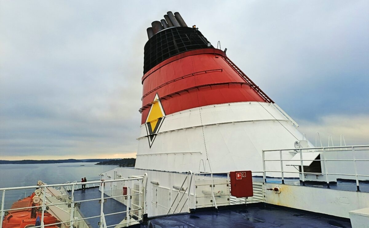 Sonnendeck der Viking Line Gabriella