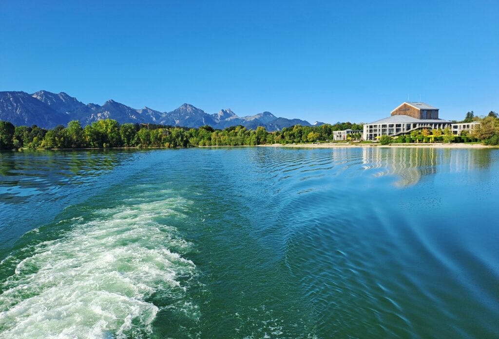 Bootstour auf dem Forggensee