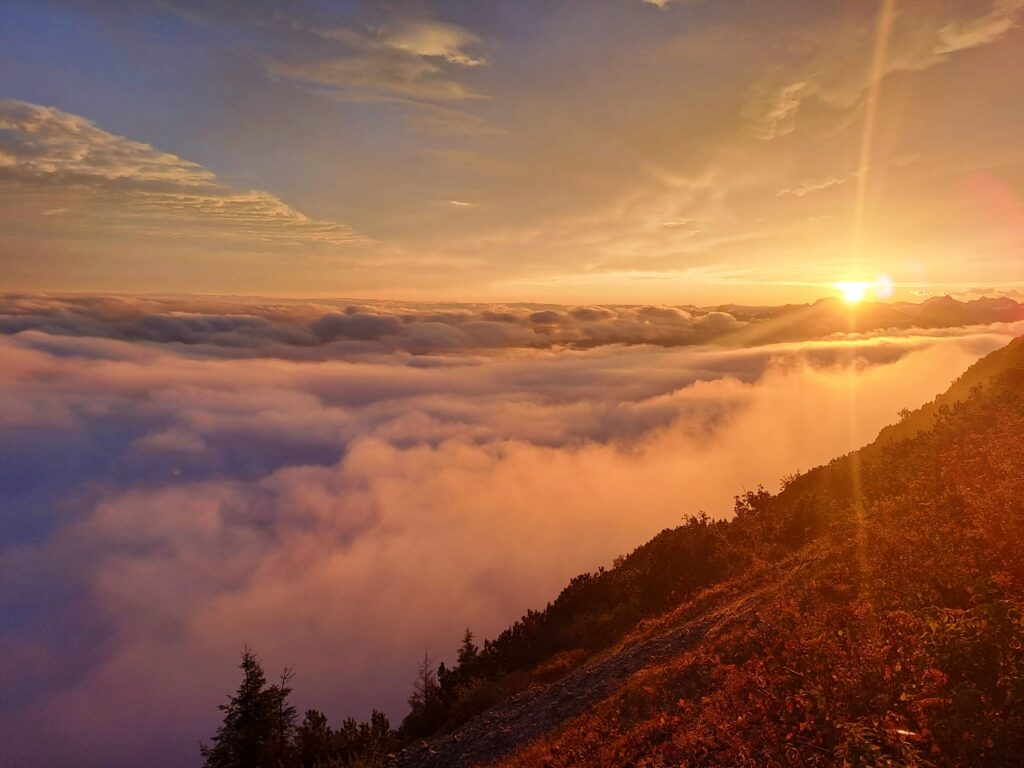 Sonnenaufgang auf dem Breitenberg