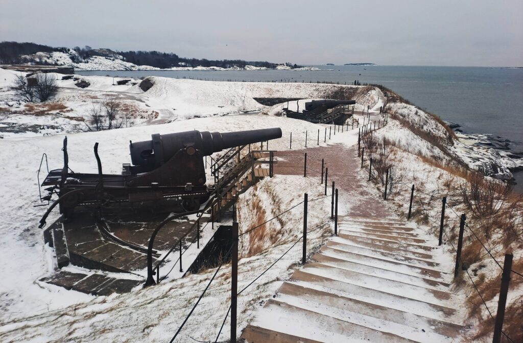 Russische Küstenbatterie in Helsinki