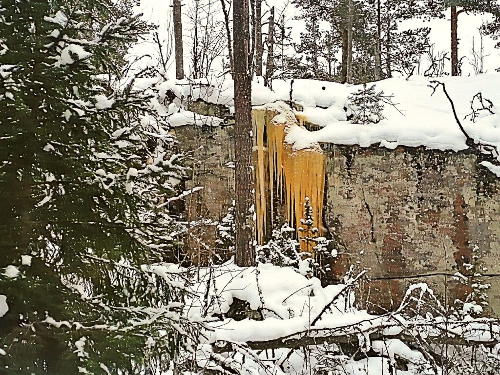 Winterwanderung in Finnland