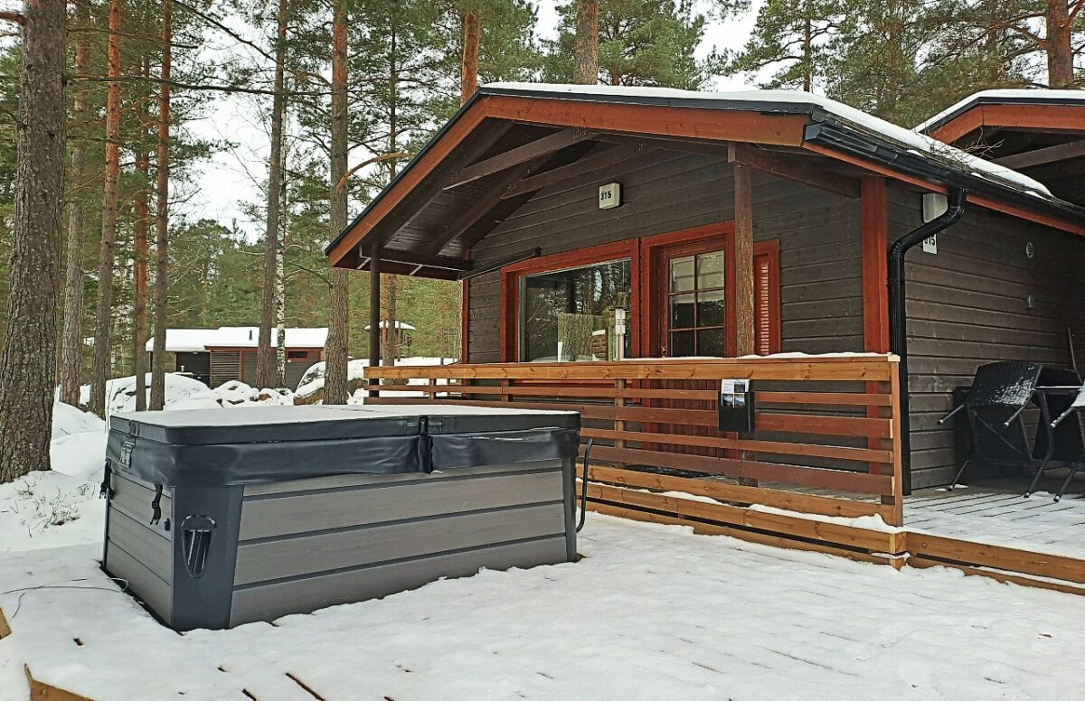 Saunahütte im Santilahti Resort