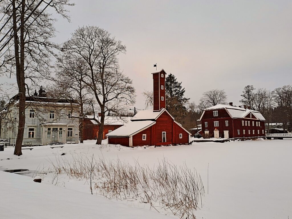 Strömforsin Ruukki im Winter