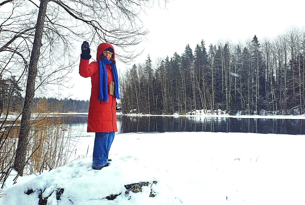 Winterwandern in Finnland