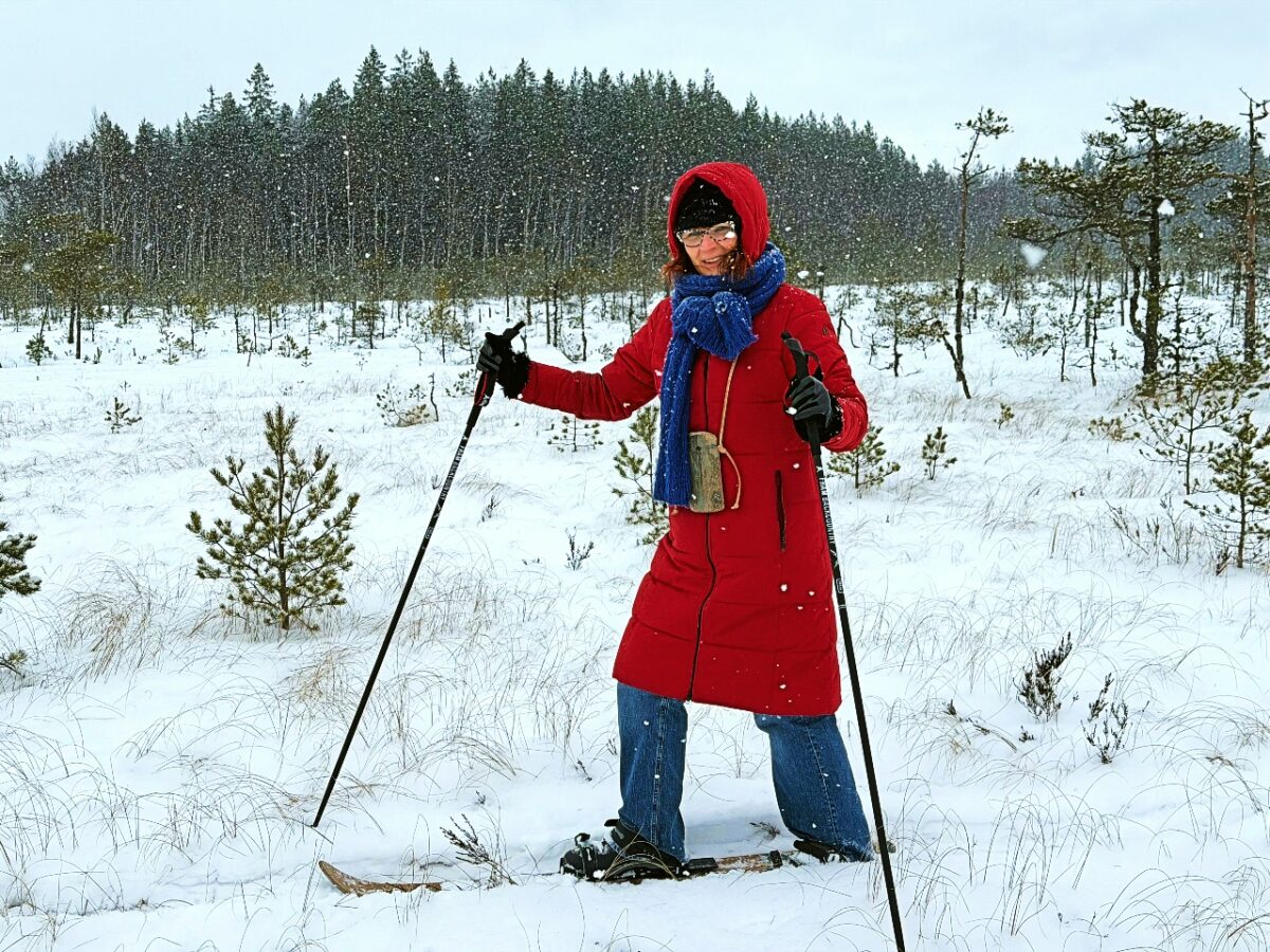 Auf Skiern im Nationalpark Valkmusa