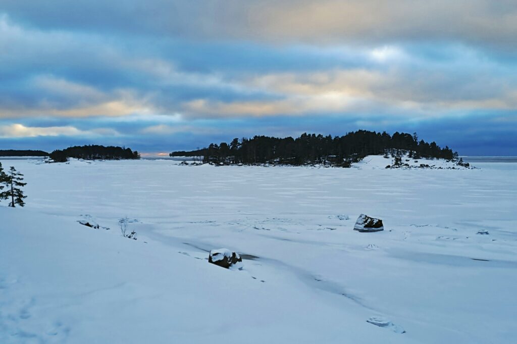 Santalahti im Winter