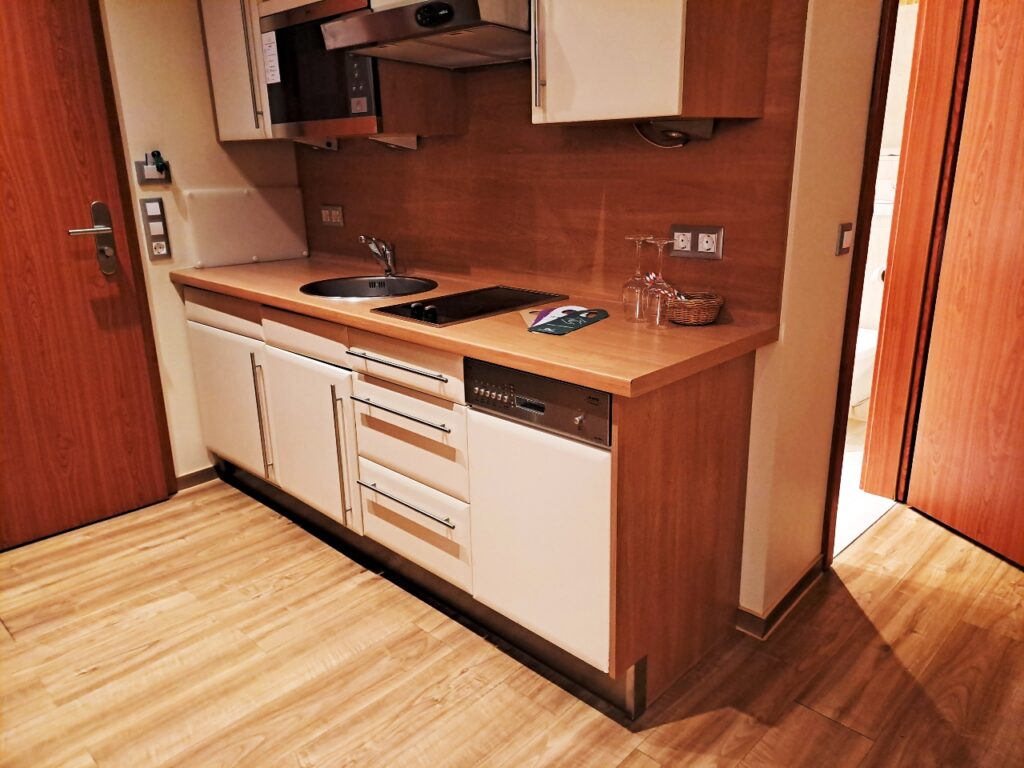 Pantryküche im Atlantic Hotel auf Juist