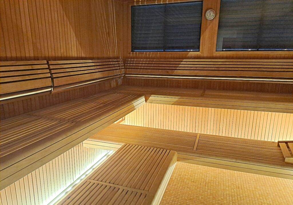Sauna im Atlantic Hotel