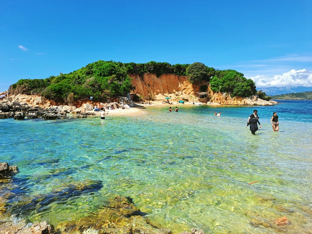 Eine der Ksamil Inseln