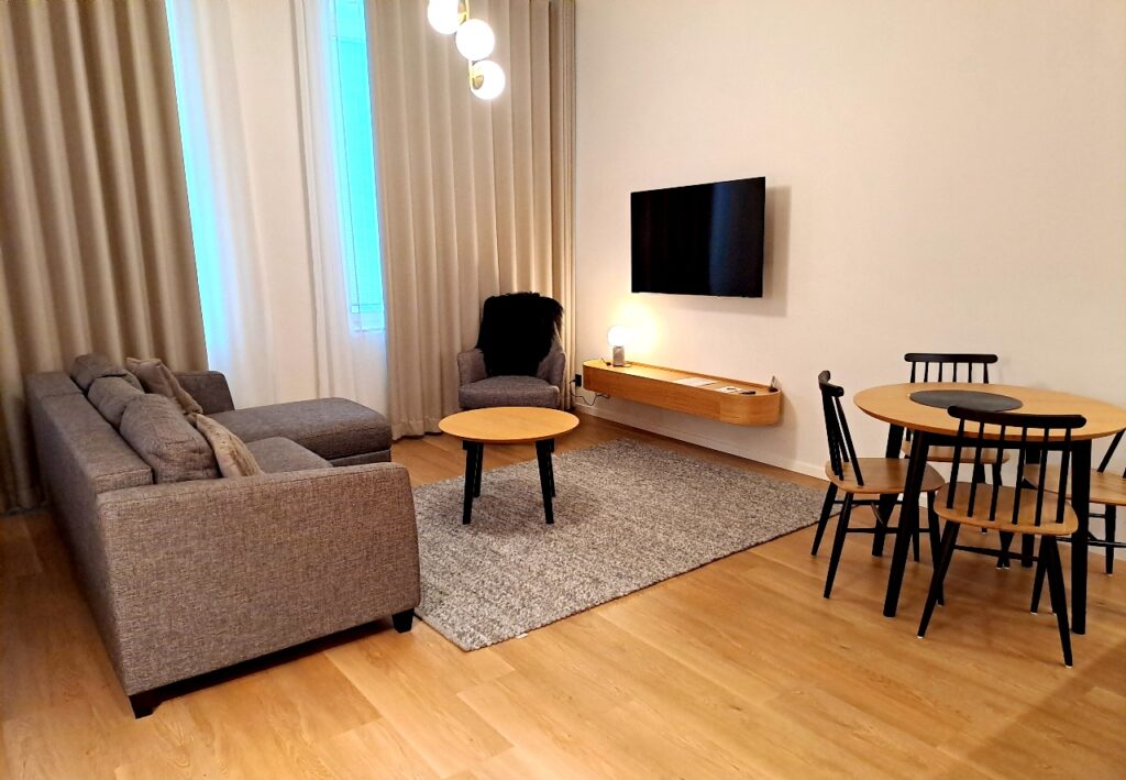 Sitzecke im Postmaster Hotel Rovaniemi