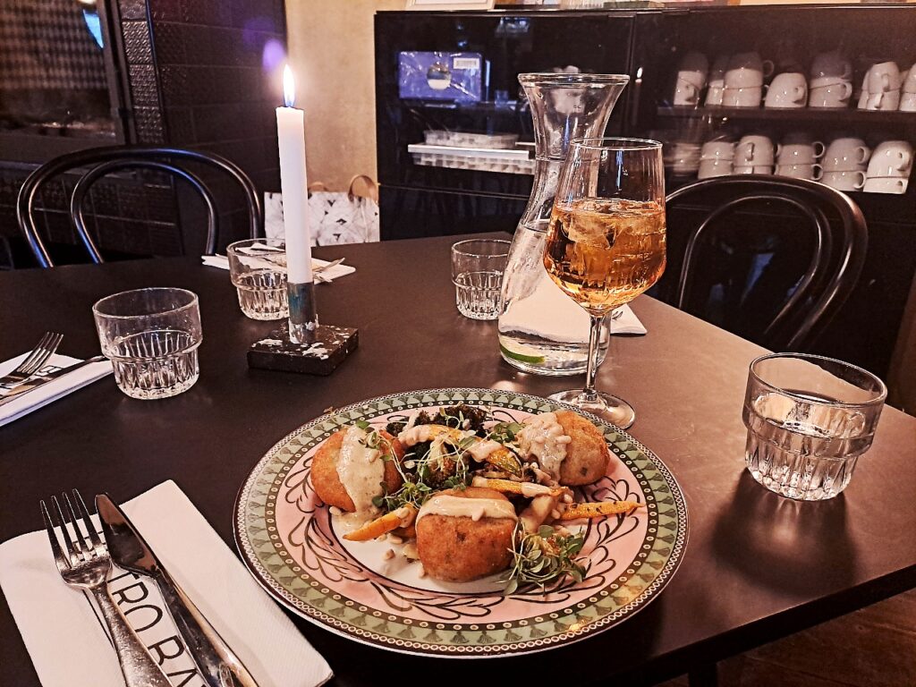 Vegetarisch essen im Restaurant Bistro Bay