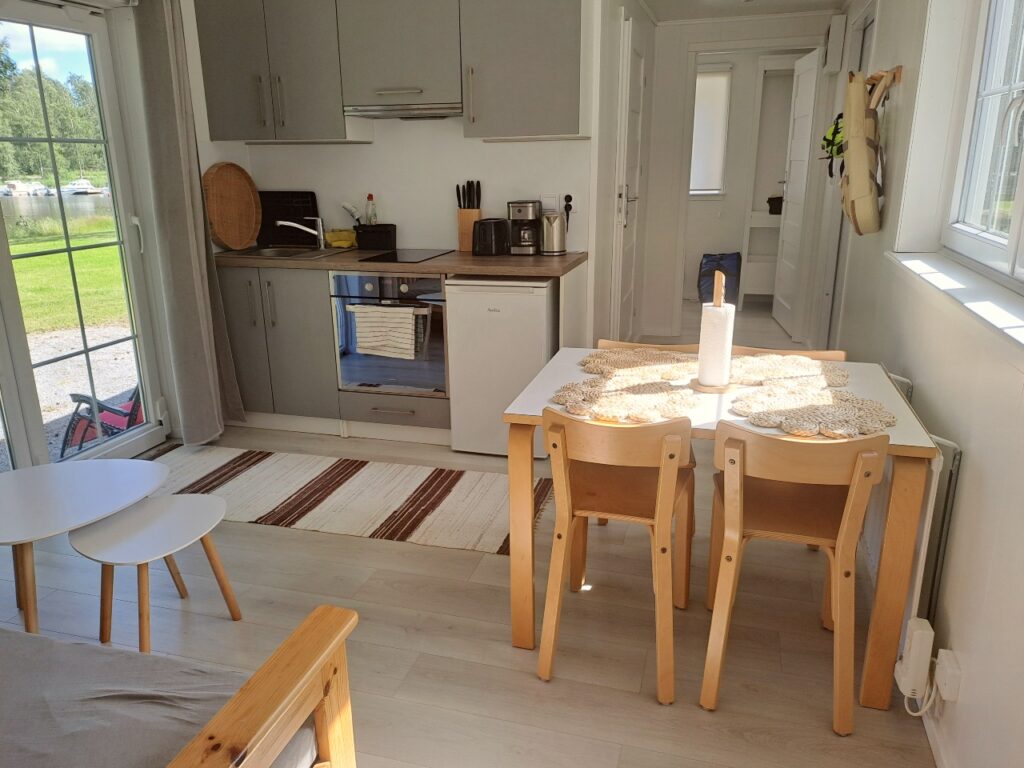Campingwagen auf Old Harbor Park & Camping in Jakobstad