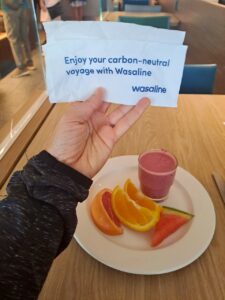 Frühstück auf der Aurora Botnia