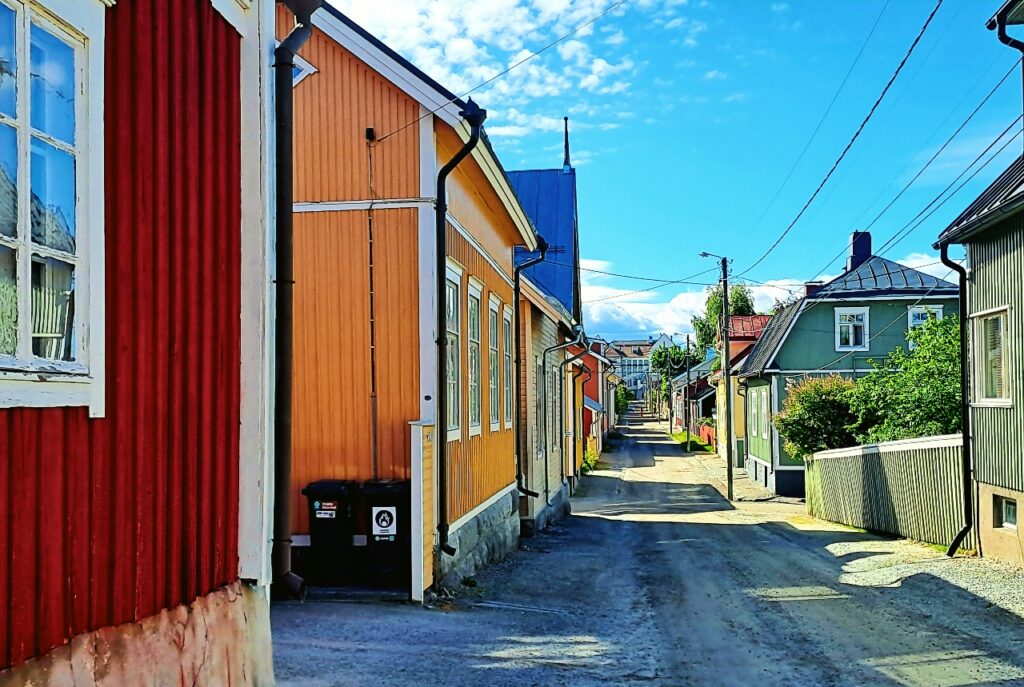Holzhäuser in Jakobstad