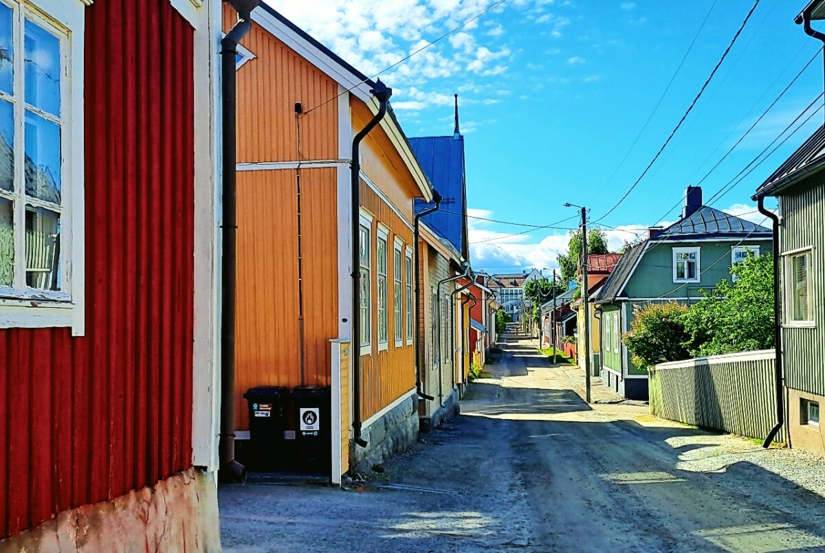 Holzhäuser in Jacobstad