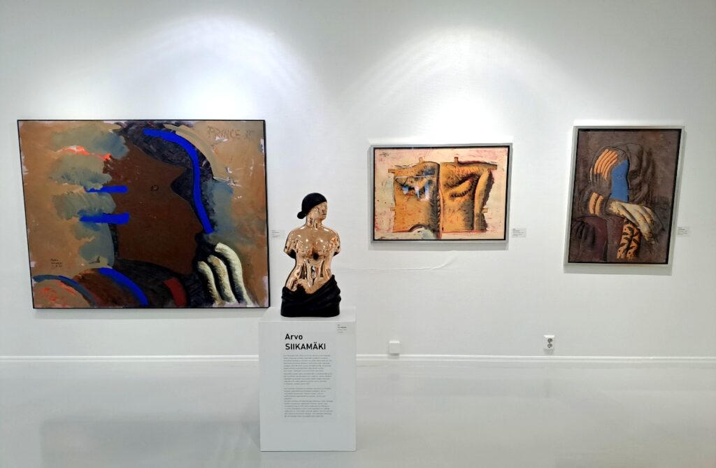 Ausstellung im Kunstzentrum Salmela in Mäntyharju