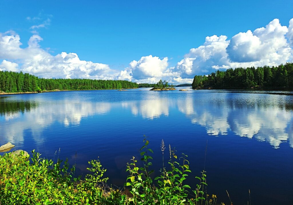 Ausblick auf der Saimaa Radreise