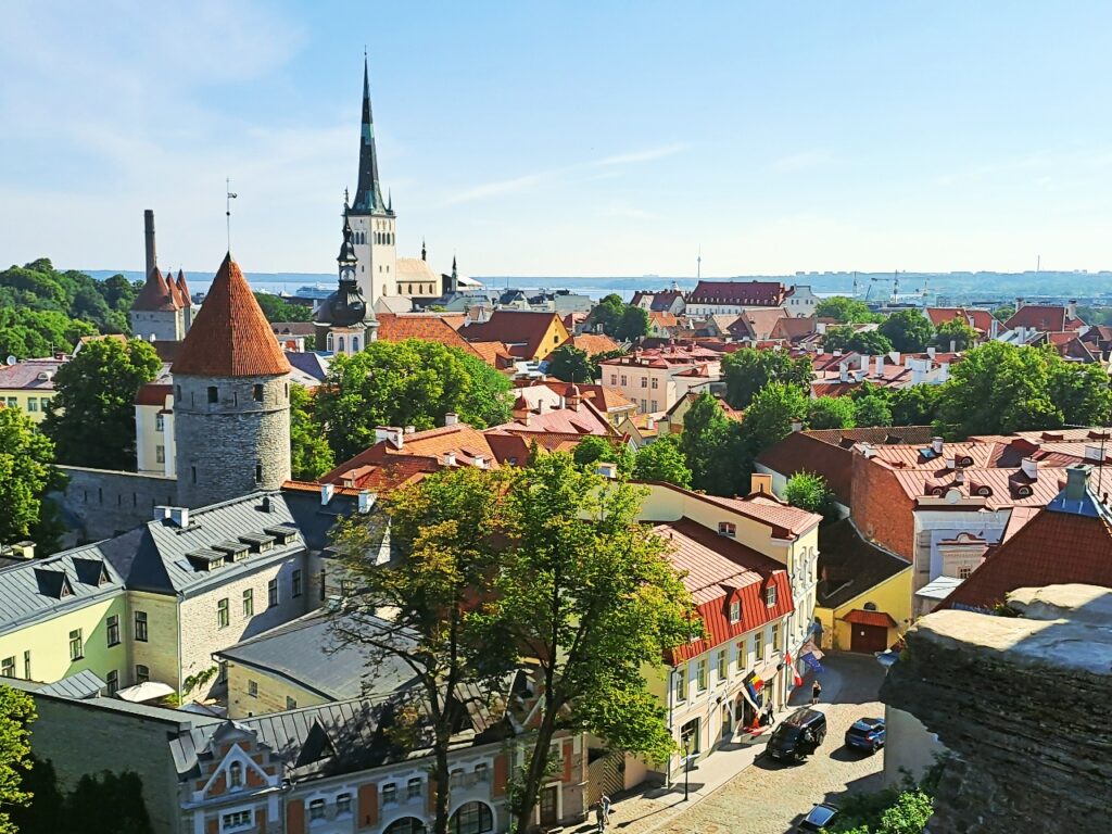 Aussicht auf die Altstadt von Tallinn