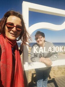 Selfie mit Helena in Kalajoki