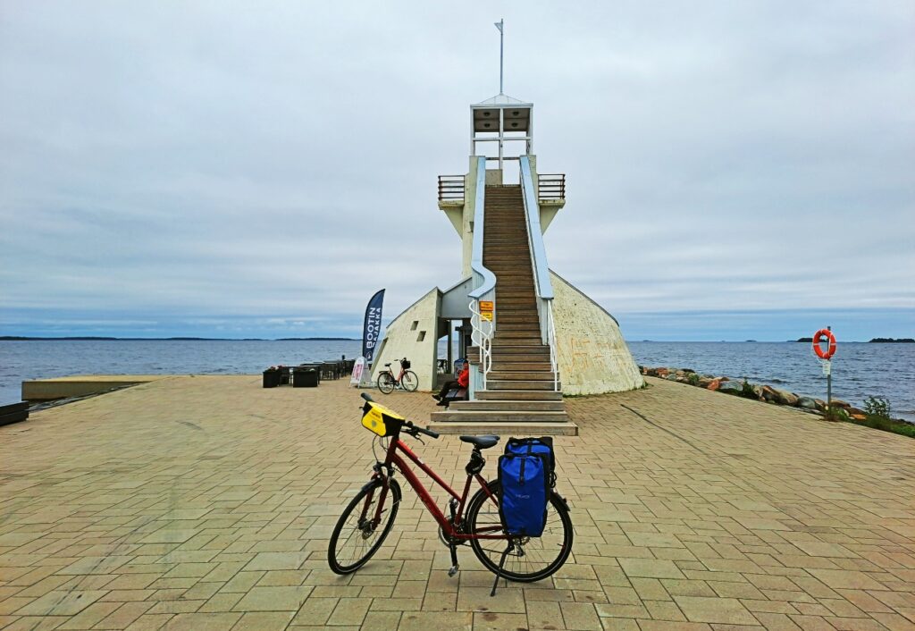 Leuchtturm von Nallikari in Oulu