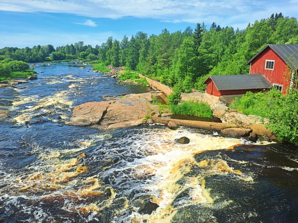Pyhäjoki am EuroVelo 10 finnische Westküste