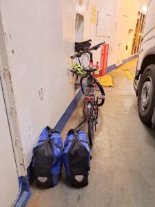 Fahrrad auf der Silja Serenade